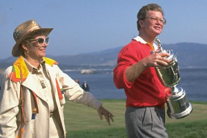 Christy and Tom Kite - 1992 U.S. Open at Pebble Beach